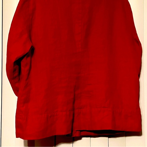Beautiful FLAX red work jacket - Picture 2 of 3